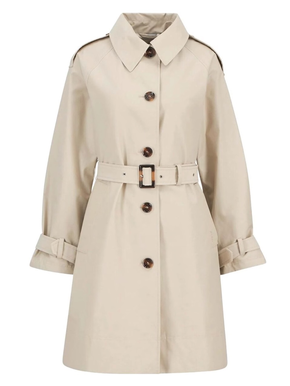 Barbour Women's Light Beige Trench Coat with Belt - Picture 1 of 9